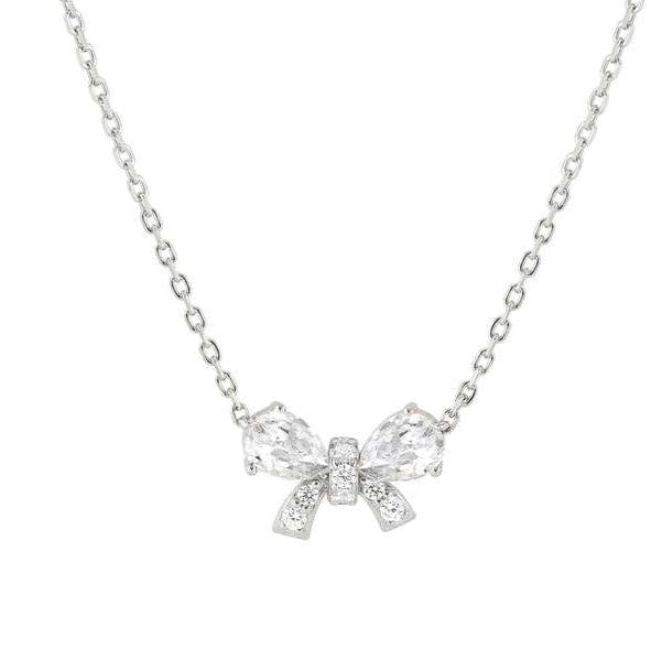 Nomination Italy SHINE ME UP necklace in 925 silver and cubic zirconia White Bow