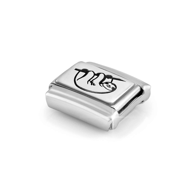 Nomination Italy composable Sloth silver charm.