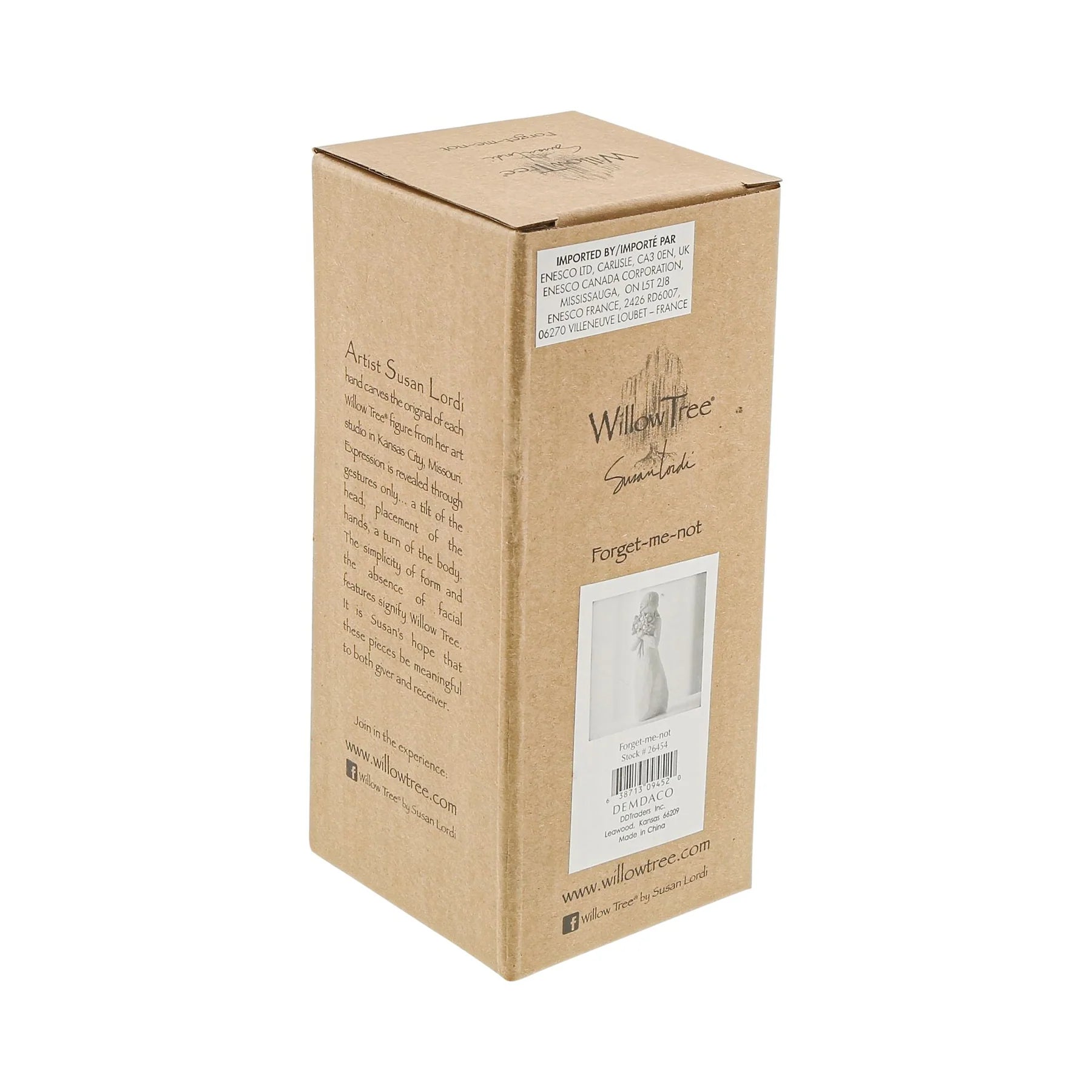 Willow Tree product packaging box with branding and product image on a white background