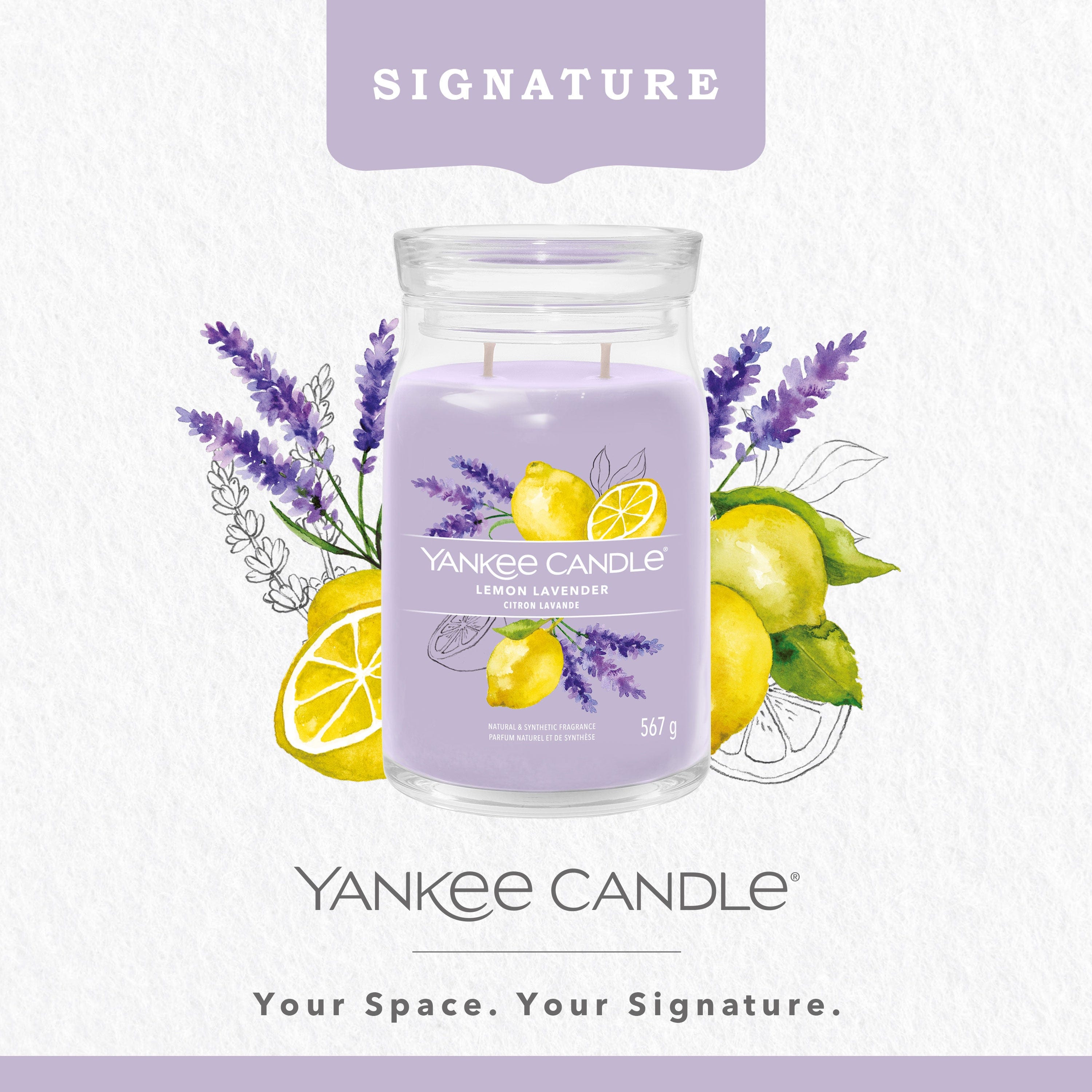 Yankee Candle Signature Large Candle Yankee Candle Signature Large Jar - Lemon Lavender