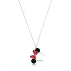 Couture Kingdom Necklace Disney Necklace - Minnie Mouse Rocks Headband - White Gold-Plated