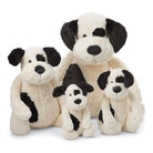 Curios Gifts Jellycat Bashful Puppy Black & Cream Soft Toy