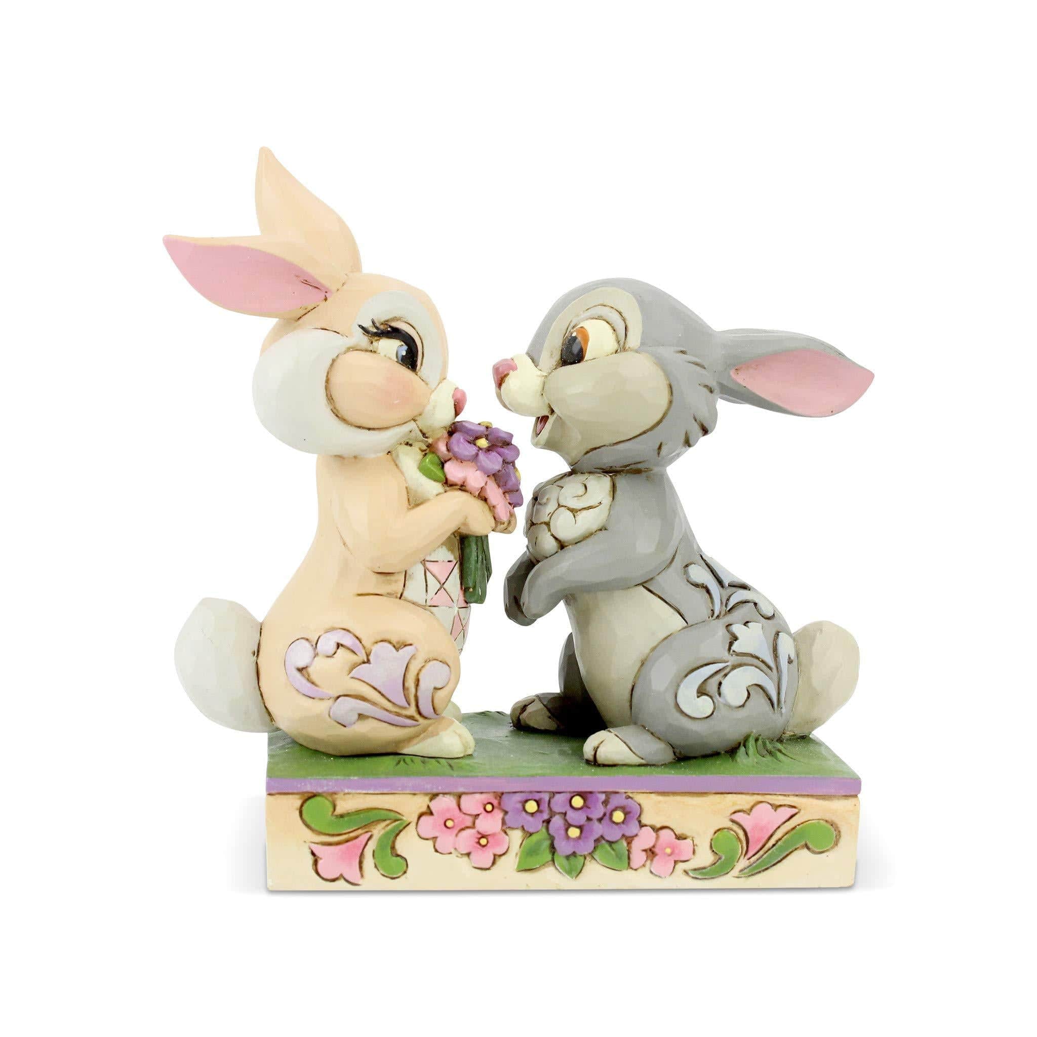 Enesco Disney Ornament Disney Traditions Figurine - Bunny Bouquet (Thumper and Blossom Figurine)