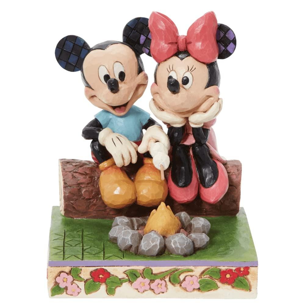Enesco Disney Ornament Disney Traditions Figurine - Love warms the Heart - Mickey & Minnie Campfire