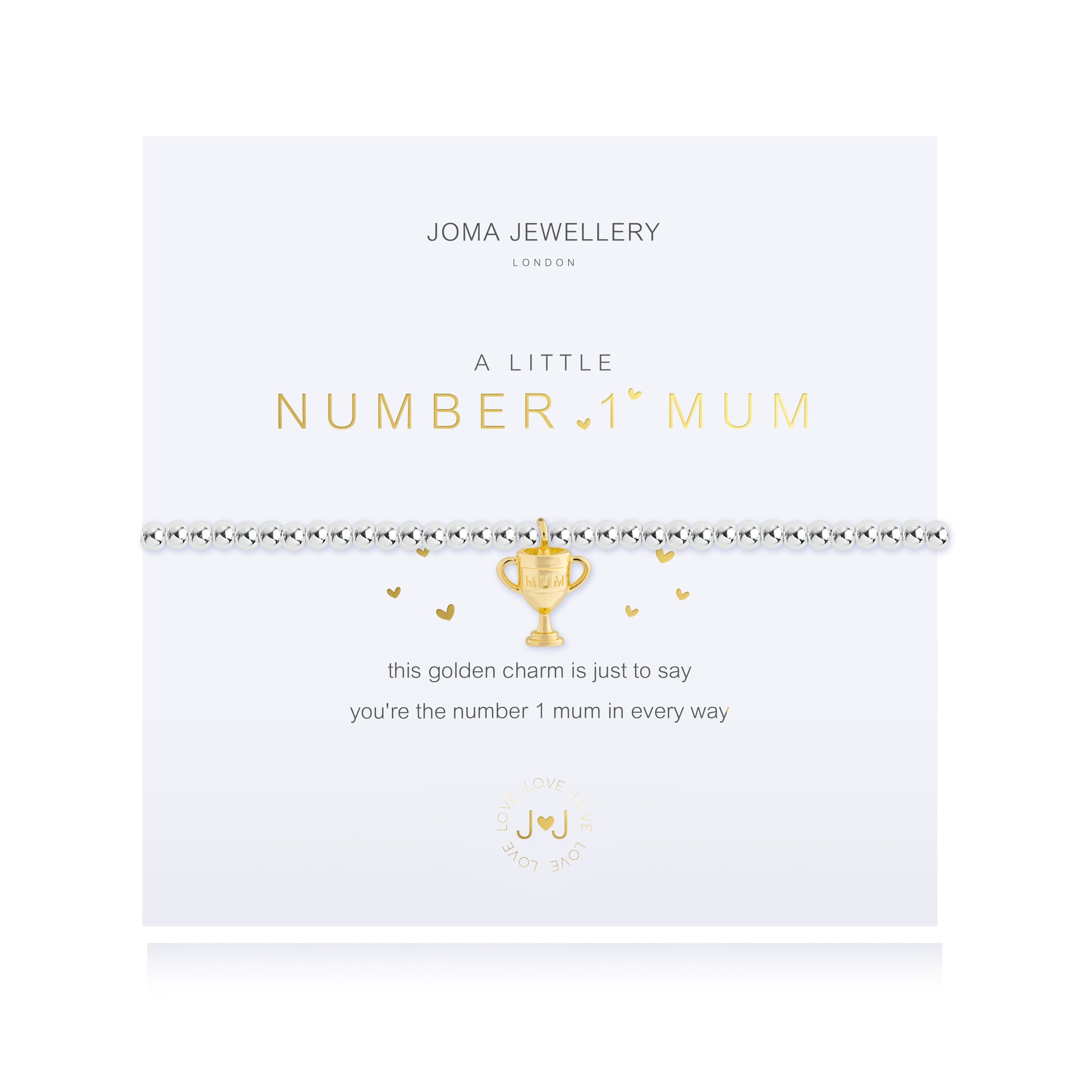 Joma Jewellery Bracelet Joma Jewellery Bracelet - A Little Number 1 Mum