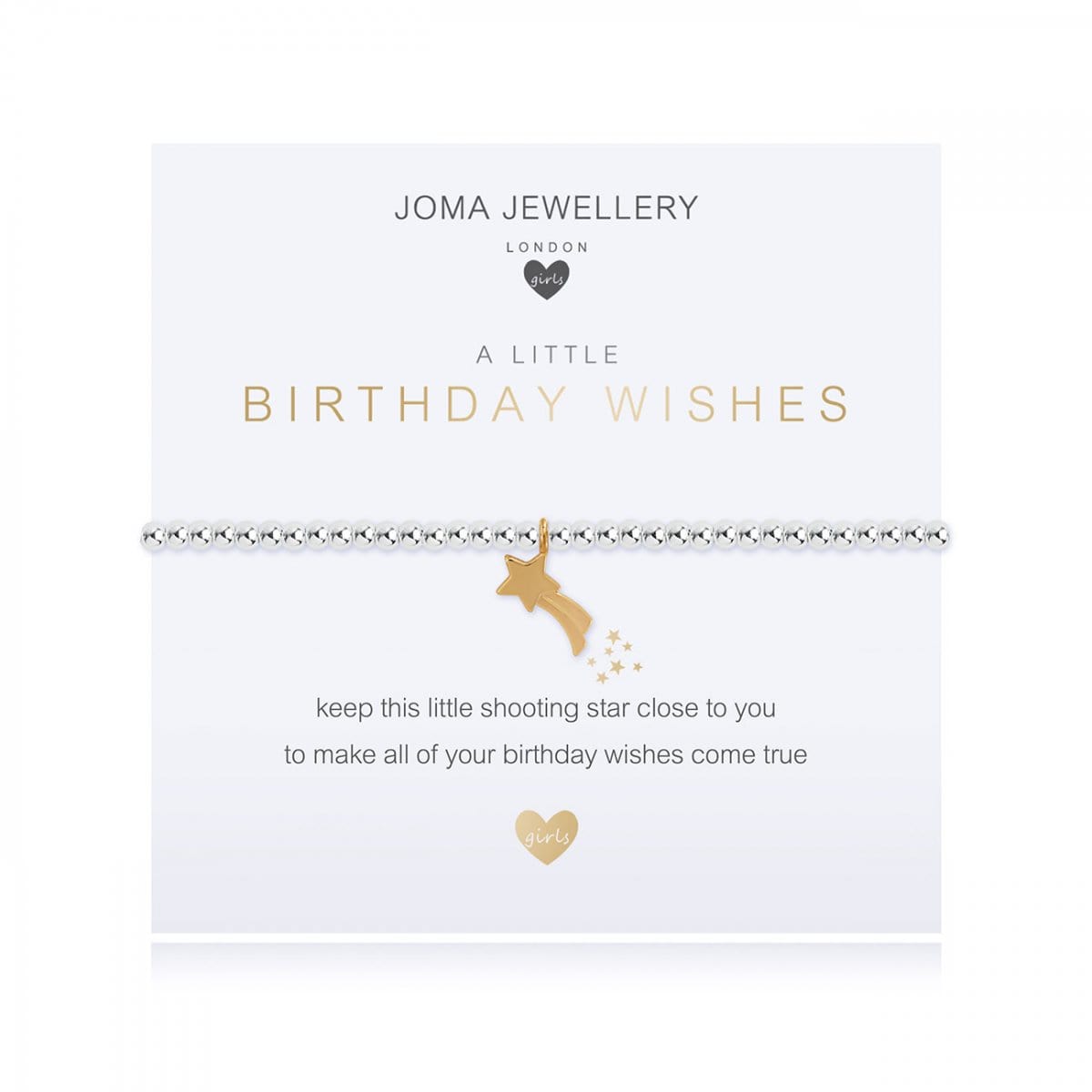 Joma Jewellery Bracelet Joma Jewellery Childrens Bracelet - A Little Birthday Wishes