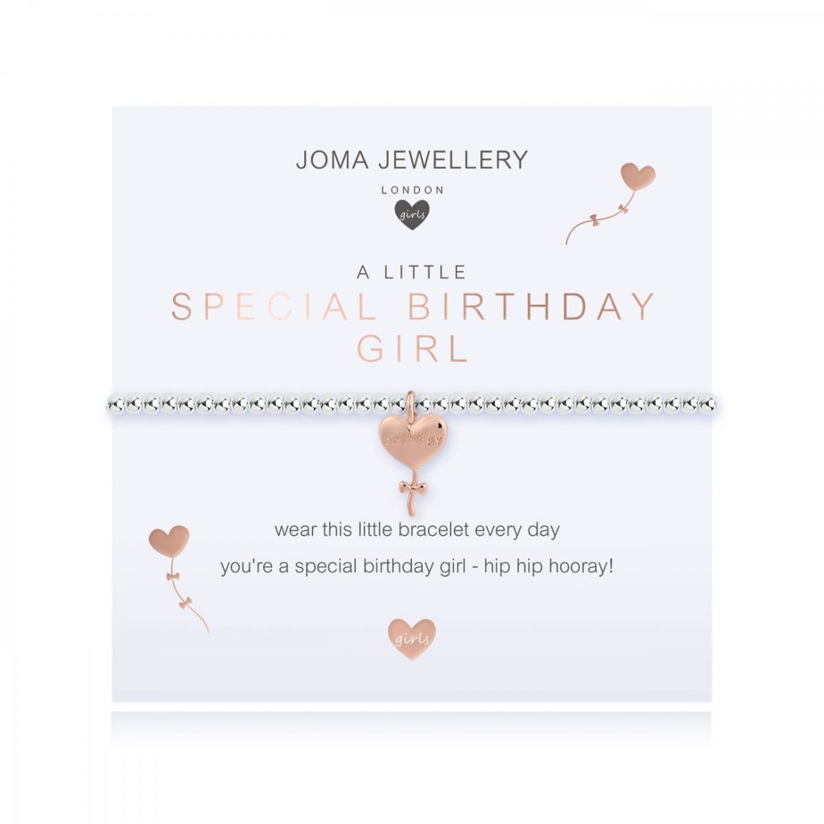 Joma Jewellery Bracelet Joma Jewellery Childrens Bracelet - A little Special Birthday Girl