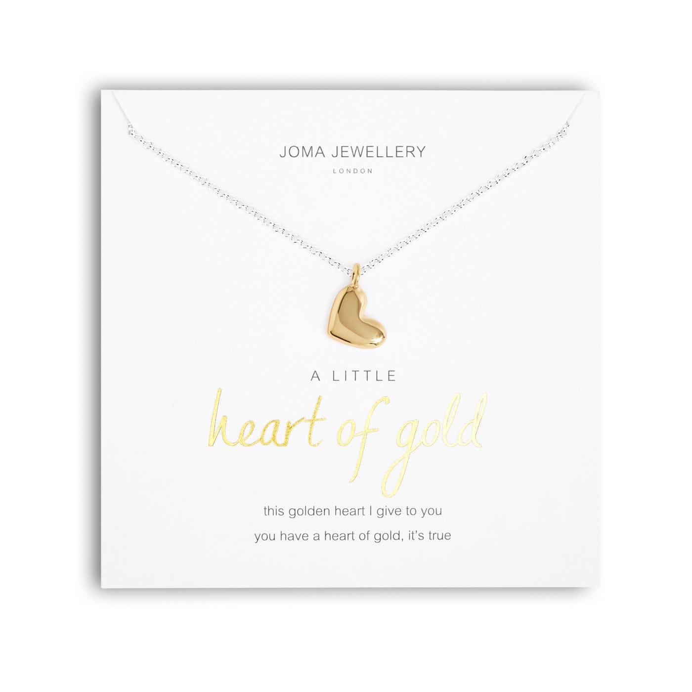 Joma Jewellery Necklace Joma Jewellery Necklace - A Little Heart of Gold