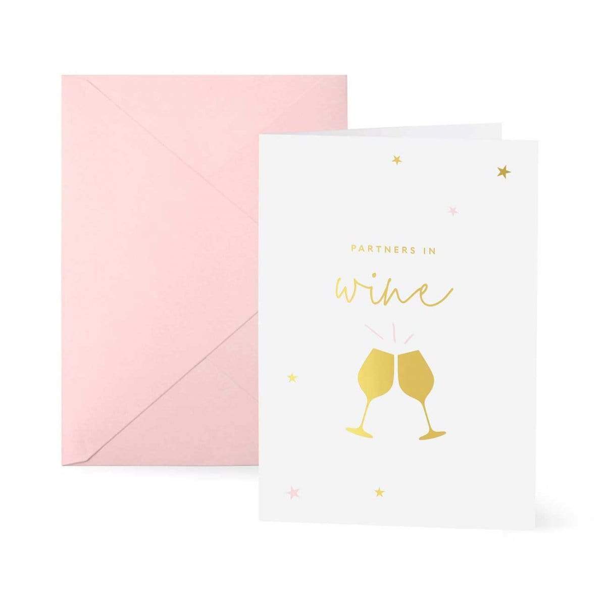 Katie Loxton Candle Katie Loxton Greetings Card - Pop Fizz Clink! Partners In Wine