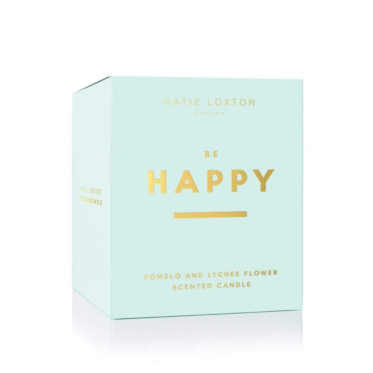 Katie Loxton Candle Katie Loxton Sentiment Candle - Be Happy - Pomelo and Lychee Flower