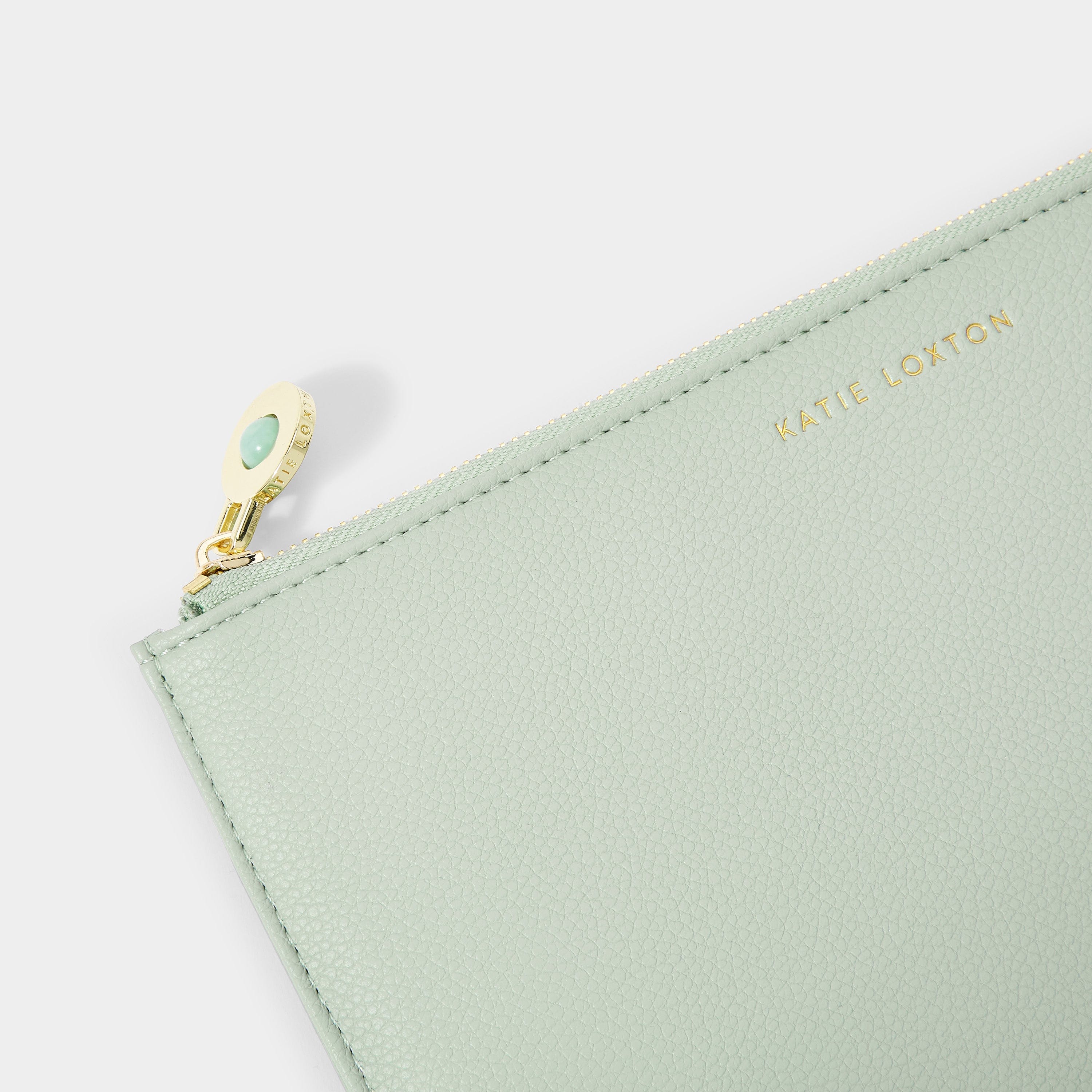 Katie Loxton Secret Message Pouch Katie Loxton Wellness Secret Message Pouch - Take Time To Enjoy The Little Things In Life  - Sage Green
