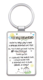 WPL Keyring Inspired Words Keyring - To My Grandad - Gift Ideas