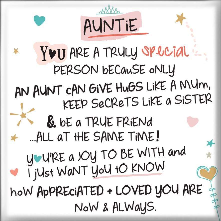 WPL Magnet Inspired Words Magnet - Auntie