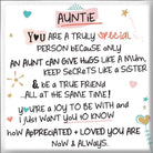 WPL Magnet Inspired Words Magnet - Auntie