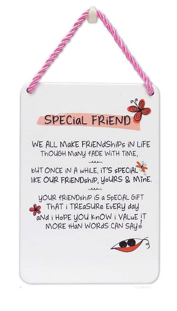 WPL Plaque Inspired Words Plaque - Special Friend Gift Ideas