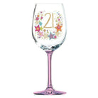 Zizi Designs Wine Glass Lulu Designs - Birthday Wine Glass - 21