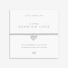 Joma Jewellery A Little | Sending Love | Silver Plated | Bracelet | 17.5cm Stretch