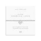 Joma Jewellery A Little | Sending Love | Silver Plated | Bracelet | 17.5cm Stretch