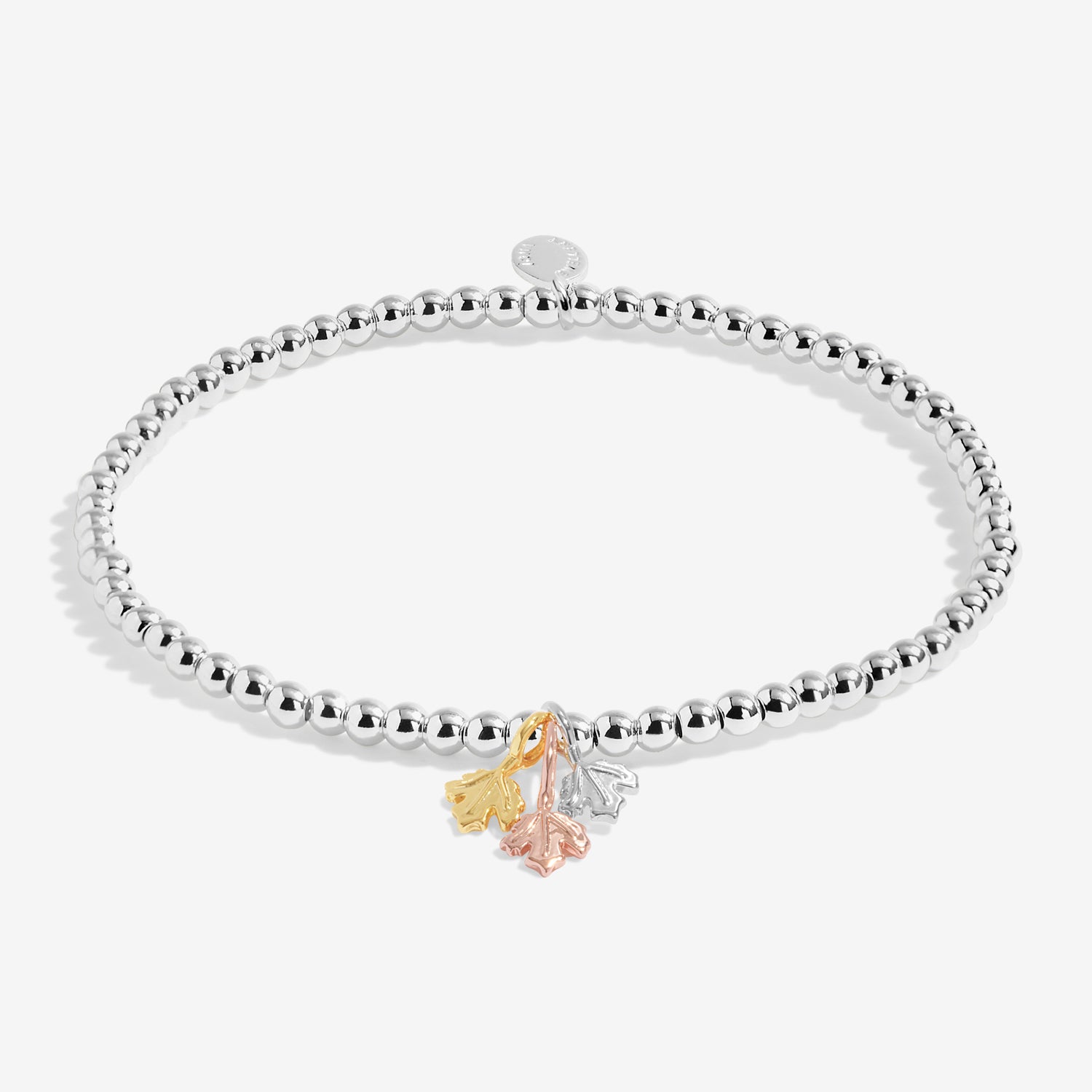 Joma Jewellery A Little | Hello Autumn | Silver, Gold & Rose Gold Plated | Bracelet | 17.5cm Stretch