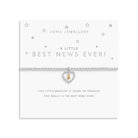 Joma Jewellery A Little | Best News Ever! | Silver & Gold Plated | Bracelet | 17.5cm Stretch