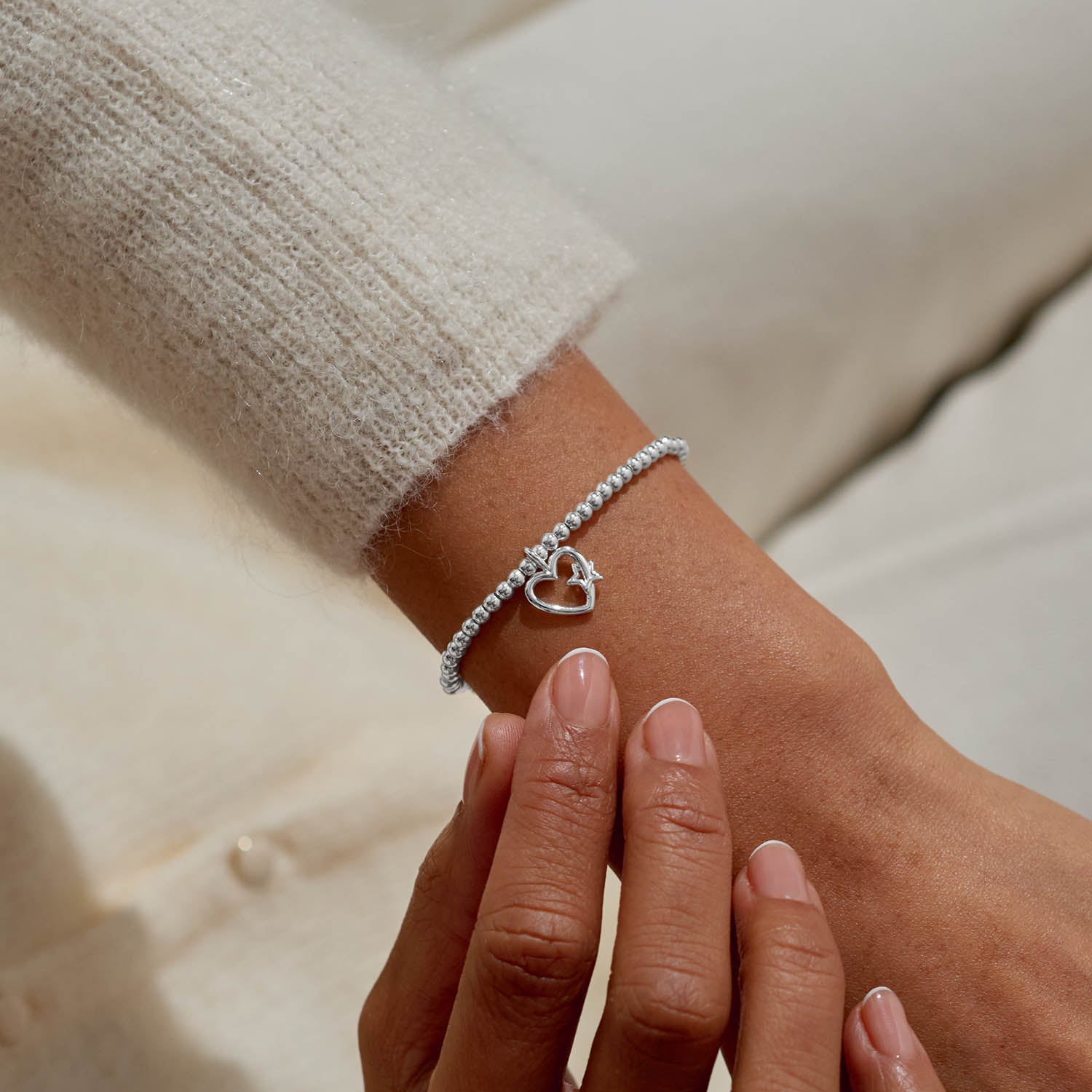 Joma Jewellery A Little | Hero | Silver Plated | Bracelet | 17.5cm Stretch