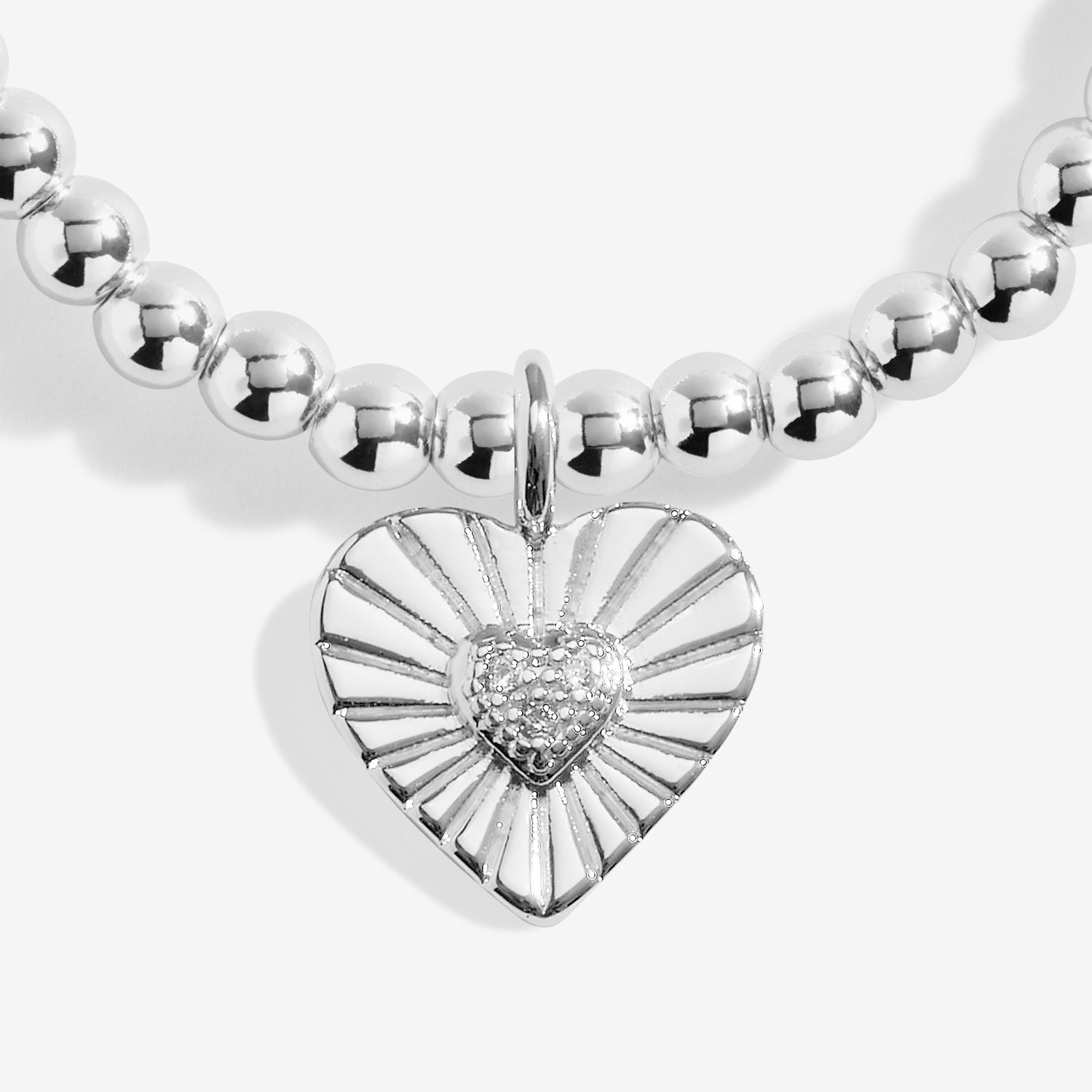 Joma Jewellery A Little | Positivity | Silver Plated | Bracelet | 17.5cm Stretch