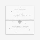 Joma Jewellery A Little | Positivity | Silver Plated | Bracelet | 17.5cm Stretch