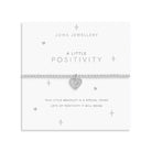 Joma Jewellery A Little | Positivity | Silver Plated | Bracelet | 17.5cm Stretch