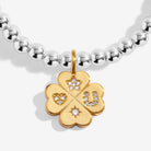 Joma Jewellery A Little | Lucky Charm | Silver & Gold Plated | Bracelet | 17.5cm Stretch