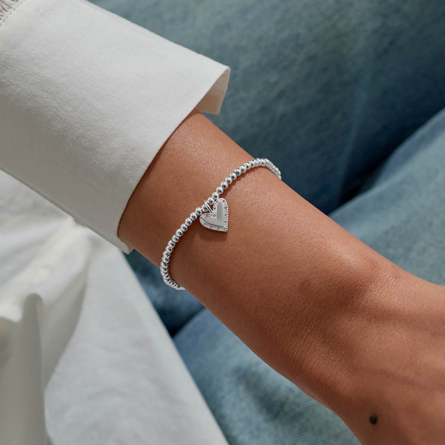 Joma Jewellery A Little | Here'S To Your Next Chapter | Silver Plated | Bracelet | 17.5cm Stretch