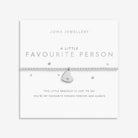Joma Jewellery A Little | Favourite Person | Silver Plated | Bracelet | 17.5cm Stretch