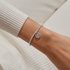 Joma Jewellery A Little | Love And Friendship | Silver Plated | Bracelet | 17.5cm Stretch
