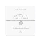 Joma Jewellery A Little | Love And Friendship | Silver Plated | Bracelet | 17.5cm Stretch