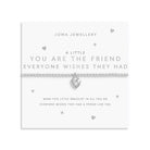 Joma Jewellery A Little | You'Re The Friend Everyone Wishes They Had | Silver Plated | Bracelet | 17.5cm Stretch