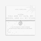 Joma Jewellery A Little | You Are My Sun, My Moon, And All My Stars | Silver Plated | Bracelet | 17.5cm Stretch