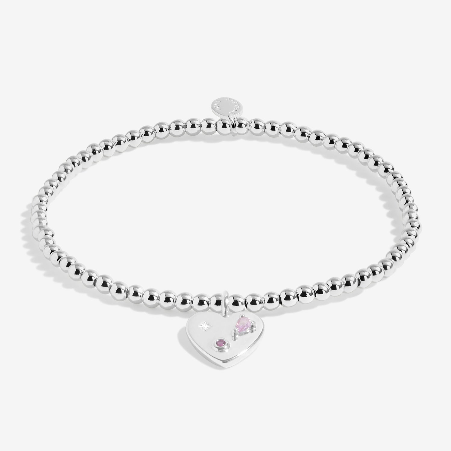 Joma Jewellery A Little | Happy Girl Era | Silver Plated | Bracelet | 17.5cm Stretch