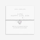 Joma Jewellery A Little | Happy Girl Era | Silver Plated | Bracelet | 17.5cm Stretch