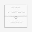 Joma Jewellery A Little | In Loving Memory | Silver Plated | Bracelet | 17.5cm Stretch