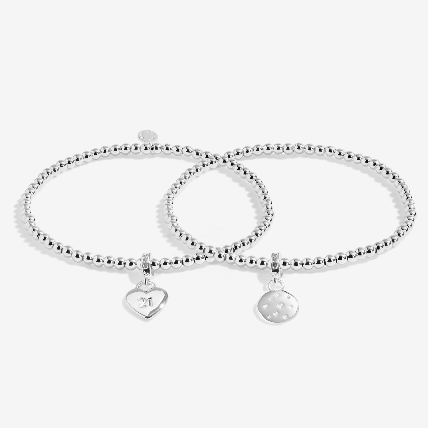 Joma Jewellery Armband „A Little Happy 21st“ – Silber Mit Kristallen