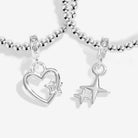 Joma Jewellery Infinity Bracelets | Christmas Wishes | Silver Plated | Linked Bracelets | 17.5cm Stretch