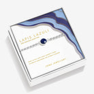 Joma Jewellery Serenity Stones | Lapis Lazuli | Silver Plated | Bracelet | 17.5cm Stretch