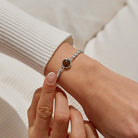 Joma Jewellery Serenity Stones | Tiger'S Eye | Silver Plated | Bracelet | 17.5cm Stretch