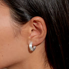 Joma Jewellery Soul Shine | Layered Hoop | Silver Plated | Hoop Earrings