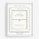 Joma Jewellery Laboratory Grown Diamond A Little | Happy Birthday | Silver Plated | Bracelet | 17.5cm Stretch