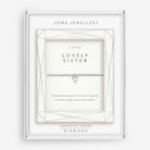 Joma Jewellery Laboratory Grown Diamond A Little | Lovely Sister | Silver Plated | Bracelet | 17.5cm Stretch