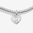 Joma Jewellery Laboratory Grown Diamond A Little | Wonderful Daughter | Silver Plated | Bracelet | 17.5cm Stretch