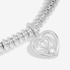 Joma Jewellery Laboratory Grown Diamond A Little | Wonderful Daughter | Silver Plated | Bracelet | 17.5cm Stretch