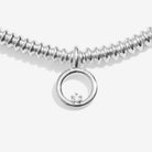 Joma Jewellery Laboratory Grown Diamond A Little | One In A Million | Silver Plated | Bracelet | 17.5cm Stretch