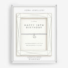 Joma Jewellery Laboratory Grown Diamond A Little | Happy 18Th Birthday | Silver Plated | Bracelet | 17.5cm Stretch