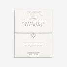 Joma Jewellery Laboratory Grown Diamond A Little | Happy 30Th Birthday | Silver Plated | Bracelet | 17.5cm Stretch